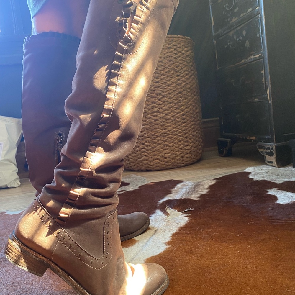 Anthropologie Brown boots